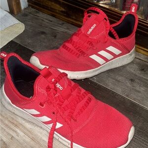 Adidas Splatter Cloudfoam sole Sneakers with White Accents